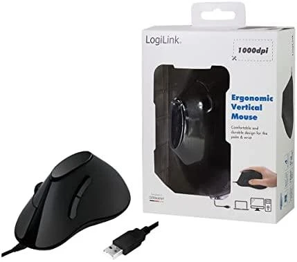 LOGILINK ID0158 LOGILINK - Ergonomiška Vertikali pelė