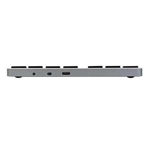 Logilink klaviatūra Bluetooth, mit 35 Tasten, ALU, Space grau