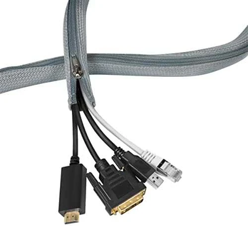 LOGILINK KAB0071 Kabelio mova su užtrauktuku Poliesteris Ø 30 mm pilkas 1m