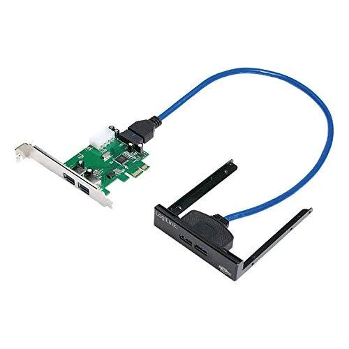 „Logilink PCI-Express“ plokštė, 4 x USB 3.0, VIA lustų rinkinys „Logilink“