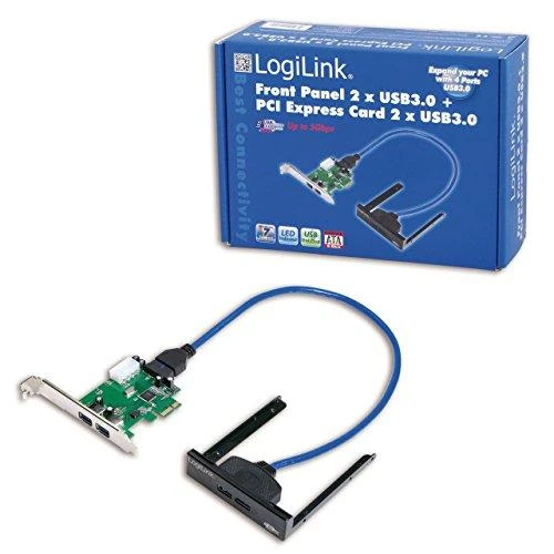 „Logilink PCI-Express“ plokštė, 4 x USB 3.0, VIA lustų rinkinys „Logilink“