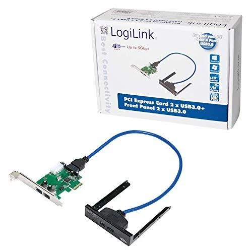 „Logilink PCI-Express“ plokštė, 4 x USB 3.0, VIA lustų rinkinys „Logilink“