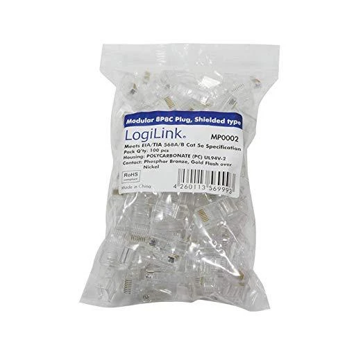 LOGILINK MP0002 LOGILINK - Modulinis kištukas CAT5 neekranuotas 100 vnt.