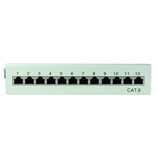 LogiLink Lankstinukas 12x RJ- 45 Cat.6 Pilka (NP0017A)
