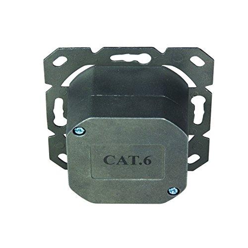 LogiLink NP0023, RJ-45, STP, metalinis, baltas, ISO/IEC 11801, TIA/EIA 568B.2-1, 80 mm, 80 mm