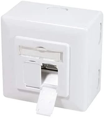 LOGILINK NP0039A LOGILINK - montuojamas į lizdą / įleidžiamas CAT6 ekranuotas 2xRJ45