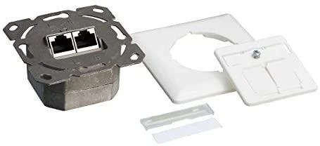 LOGILINK NP0039A LOGILINK - montuojamas į lizdą / įleidžiamas CAT6 ekranuotas 2xRJ45