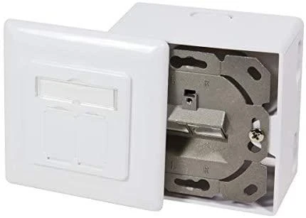 LOGILINK NP0039A LOGILINK - montuojamas į lizdą / įleidžiamas CAT6 ekranuotas 2xRJ45