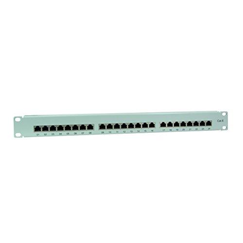 LOGILINK NP0040A LOGILINK – 19" pachpanelis, 6 kategorijos, 24 prievadų, ekranuotas STP, pilkas