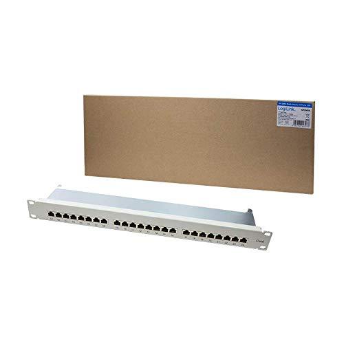 LOGILINK NP0040A LOGILINK – 19" pachpanelis, 6 kategorijos, 24 prievadų, ekranuotas STP, pilkas