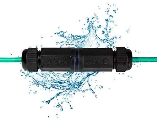 LOGILINK NP0080 LOGILINK - Lauko pataisomojo kabelio jungtis RJ45 moteriška / moteriška, IP67 atspari vandeniui