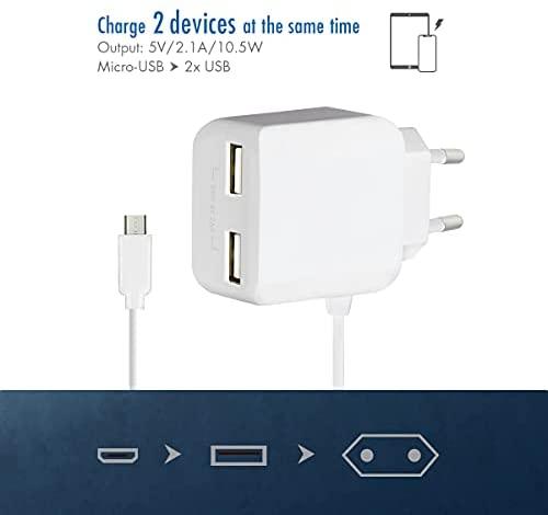 Įkroviklis LogiLink PA0157W 2x USB-A 2 A (PA0157W)