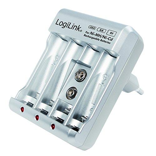 LOGILINK PA0168 LOGILINK - Ni-MH/Ni-Cd AA/AAA/9V įkraunamų baterijų įkroviklis