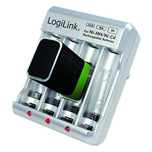 LOGILINK PA0168 LOGILINK - Ni-MH/Ni-Cd AA/AAA/9V įkraunamų baterijų įkroviklis