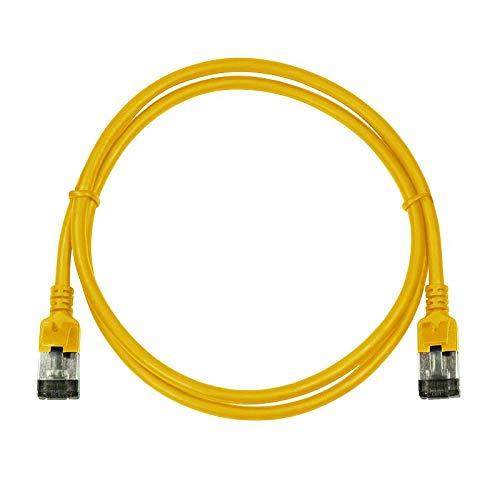 LogiLink LogiLink Patchkabel CAT6A STP TPE SlimLine gelb 1,0m