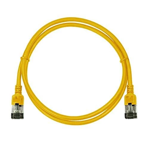 LogiLink LogiLink Patchkabel CAT6A STP TPE SlimLine gelb 0,3m