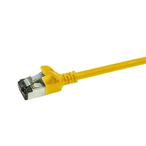 LogiLink LogiLink Patchkabel CAT6A STP TPE SlimLine gelb 0,3m