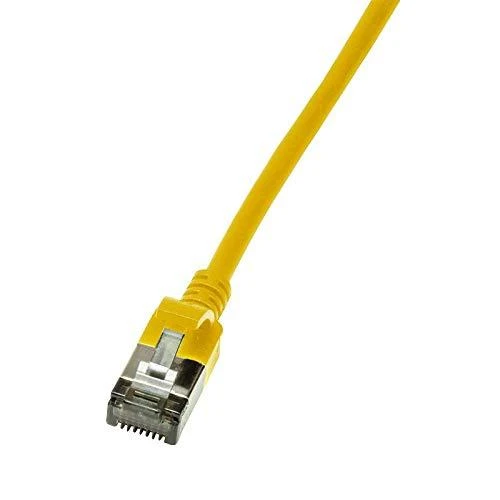 LogiLink Patchkabel CAT6A STP TPE SlimLine gelb 3,0m