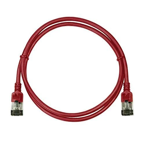 LogiLink LogiLink Patchkabel CAT6A STP TPE SlimLine raudona 0,5m