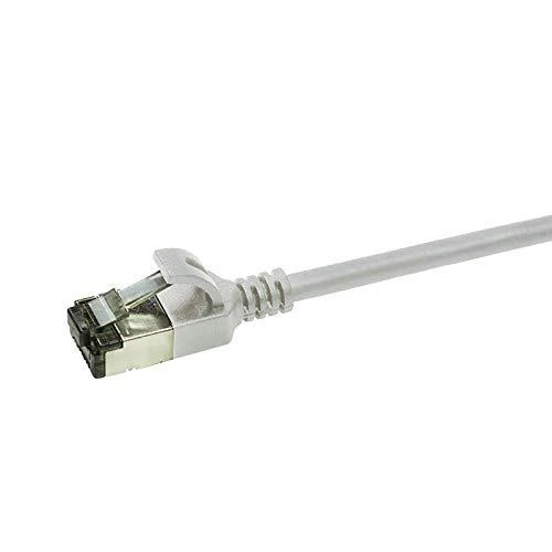 LogiLink LogiLink Patchkabel CAT6A STP TPE SlimLine grau 1,0m