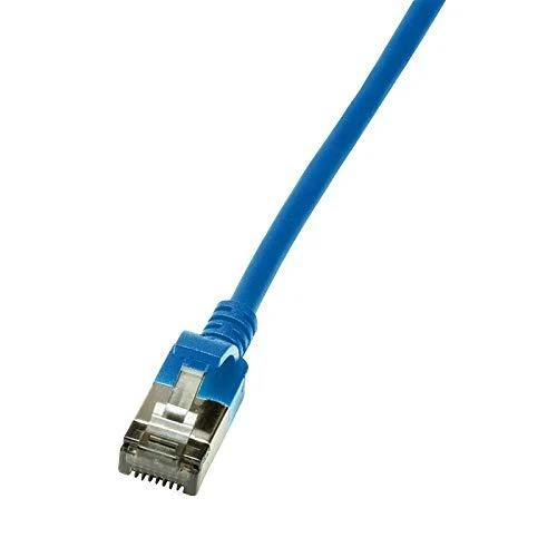 LogiLink Slim U/FTP - 1.5 m - Cat6a - U/FTP (STP) - RJ-45 - RJ-45 - Mėlyna