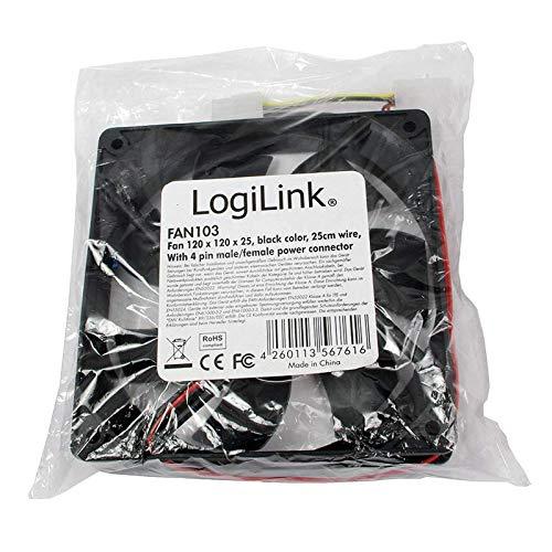 LogiLink PC case cooler - Fan - 31.3 dB