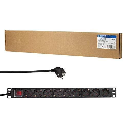 LOGILINK PDU9C02 LOGILINK- 19 maitinimo paskirstymo blokas su 9 lizdais (DIN49440)