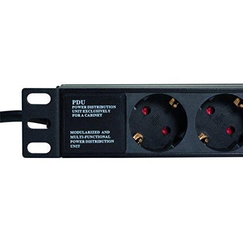 Ilgintuvas LOGILINK Professional  PDU9C03  9 AC outlet(s), AC outlet types: Type F, Nominal input voltage: 230 V. Power plug: Type F (Schuko)