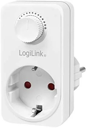 LogiLink Adapteris maitinimo lizdai su šviesos reguliatoriumi balta (PA0151)