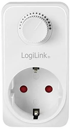 LogiLink Adapteris maitinimo lizdai su šviesos reguliatoriumi balta (PA0151)