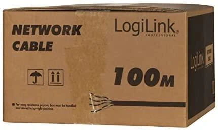 LogiLink Patchkabel Verlegekabel CAT7a S/FTP 100m 1000Mhz