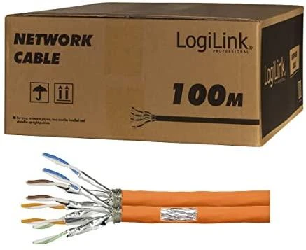 Triton LogiLink CPV0063 kabelis, oranžinis, 100 m, Cat7 S/FTP (S-STP)