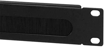 LogiLink 19" Kabeldurchführung Logilink 1U mit Bürsteneinsatz, schw. - ORCEB1B