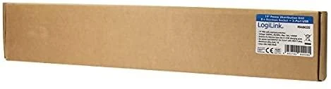 LogiLink PDU8C02 19 PDU 8x CEE 7/3 lizdas + 2 x USB, su apsauga nuo perkrovos
