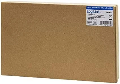 LogiLink Patchpanel kat. 6A, 8 prievadų, ekranuotas STP, rutulinis (NP0018)