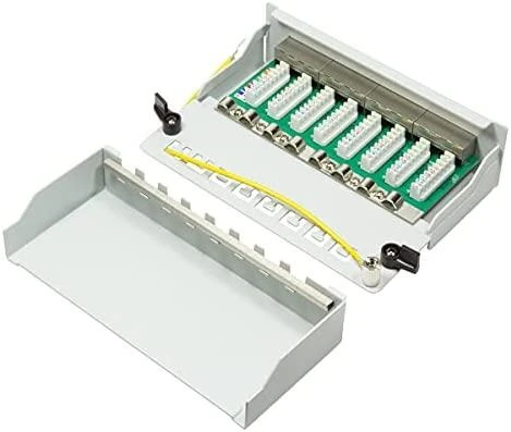 LogiLink Patchpanel kat. 6A, 8 prievadų, ekranuotas STP, rutulinis (NP0018)