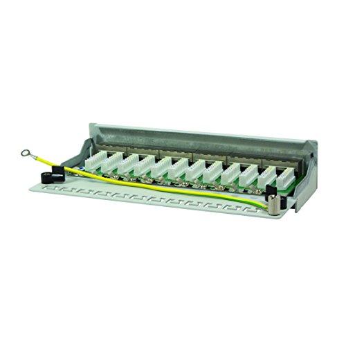 LOGILINK NP0019 LOGILINK- Patch Panel Desktop Cat.6A STP 12 jungtys, pilkas