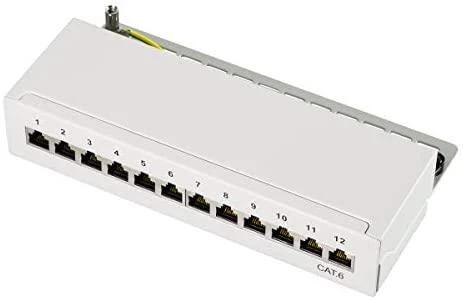 LogiLink Lankstinukas 12x RJ- 45 Cat.6 Pilka (NP0017A)