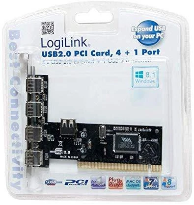 Logilink | 4+1-port USB 2.0 | PCI
