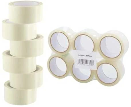 LogiLink TAPE03, Transparent, 66 m, 48 mm, 150 g