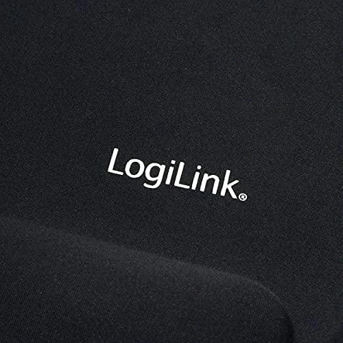 Pelės kilimėlis su riešo atrama Logilink ID0027, juodas