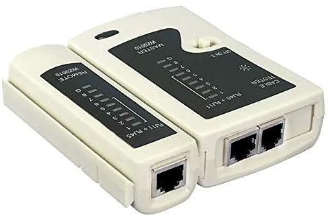 LogiLink Prisijungti | RJ11, RJ12 ir RJ45 kabelių testeris su nuotoliniu įrenginiu
