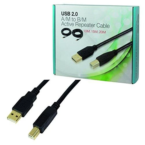 LOGILINK UA0265 LOGILINK – USB 2.0 AM/BMAActive kartotuvo kabelis, 15m
