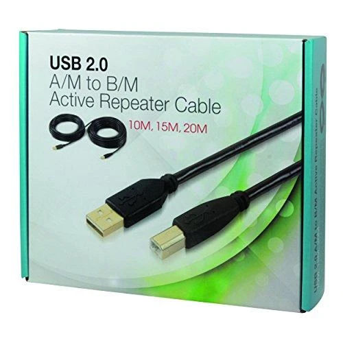 LOGILINK UA0265 LOGILINK – USB 2.0 AM/BMAActive kartotuvo kabelis, 15m