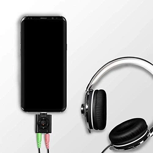 LogiLink USB-C / M iki 2x jack 3,5 mm 7.1 garso adapteris