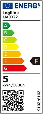 Logilink LED juostinė lemputė UA0372 400 lm, 5 W, 2800–6500 K, šiltas / neutralus / šaltas Baltas, LED lempa, 5 V, ABS ir aliuminio lydinys, 0,310 kg