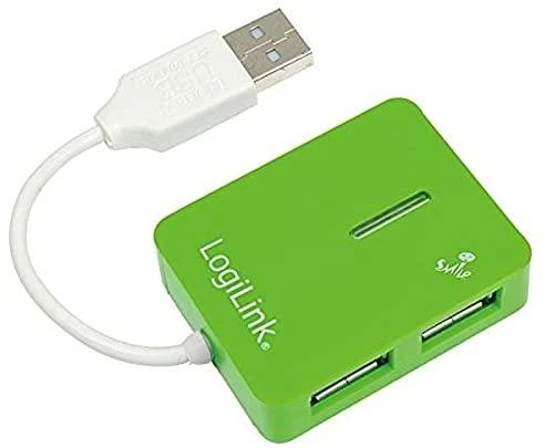 Logilink | USB 2.0 Hub 4-Port, Smile, Žalias