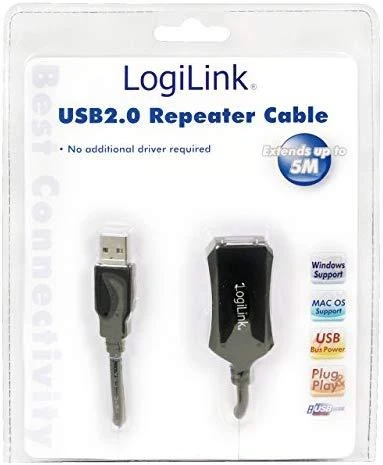 LOGILINK UA0001A LOGILINK - Kabelio kartotuvas USB 2.0 5m