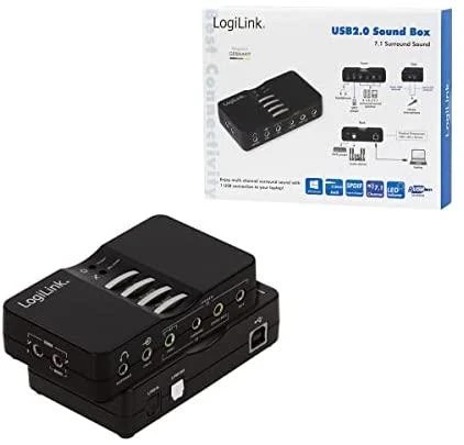 LogiLink Prisijungti | USB garso dėžutė 7.1 8 kanalų | UA0099