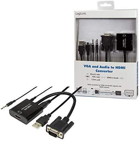 LOGILINK CV0060 LOGILINK - VGA su garso ir HDMI keitikliu